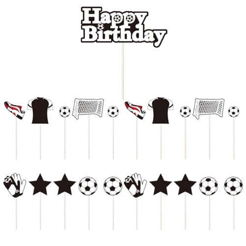 21er Fußball-Tortendeko-Set, Geburtstagsparty Topper mit Trikot & Tor 21er Fußball-Tortendeko-Set, Geburtstagsparty Topper mit Trikot & Tor von JchEnye