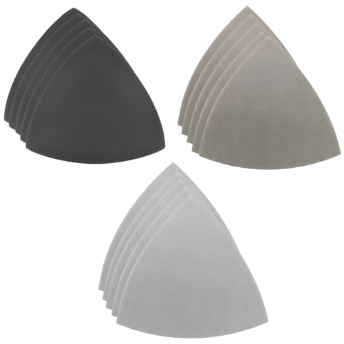 JchEnye Schleifpapier-Set 800/1500/3000 Korn 3-1/2 Zoll Klettverschluss Siliziumkarbid-Schleifpapier 15-teiliges Set von JchEnye