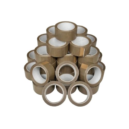 Jdel 36 Rollen Klebeband, 48 mm x 66 m, braun, für den Heimgebrauch und den professionellen Gebrauch, universelles Klebeband zum Verpacken, Versiegeln und Verpacken, reißfest Jdel 36 Rollen Klebeband, 48 mm x 66 m, braun, für den Heimgebrauch und den professionellen Gebrauch, universelles Klebeband zum Verpacken, Versiegeln und Verpacken, reißfest von Jdel