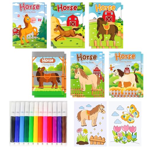 JeVenis 12 PCS Horse Floral Malbücher Bulk Notebook DIY Pferd für Pferd Party Pferderennen Derby Geburtstag Babydusche Brautdusche Hochzeit DIY Craft JeVenis 12 PCS Horse Floral Malbücher Bulk Notebook DIY Pferd für Pferd Party Pferderennen Derby Geburtstag Babydusche Brautdusche Hochzeit DIY Craft von JeVenis