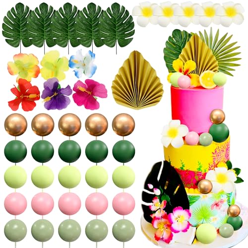 JeVenis 43 PCS Hawaiianische Tortendekorationen Tropische Tortenaufleger Luau Tortenaufleger Moana Kuchen dekorationen Hibiskus Blumen Tortendekorationen JeVenis 43 PCS Hawaiianische Tortendekorationen Tropische Tortenaufleger Luau Tortenaufleger Moana Kuchen dekorationen Hibiskus Blumen Tortendekorationen von JeVenis