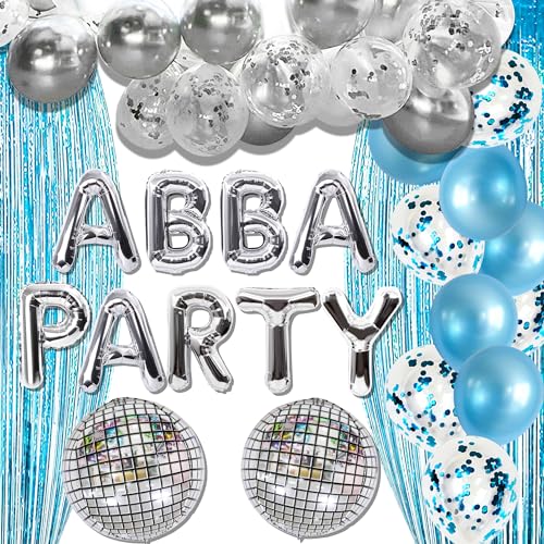 JeVenis Abba Party Dekoration Disco Party Dekoration Luftballons Mama Mia Party Dekoration Luftballons 70er Jahre Tanzen Party Supplies, (JeVenis-5D4F68GAE) JeVenis Abba Party Dekoration Disco Party Dekoration Luftballons Mama Mia Party Dekoration Luftballons 70er Jahre Tanzen Party Supplies, (JeVenis-5D4F68GAE) von JeVenis