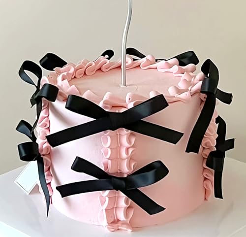 JeVenis Balletcore Bow Cake Topper Ballet Girls Womens Party Decoration JeVenis Balletcore Bow Cake Topper Ballet Girls Womens Party Decoration von JeVenis