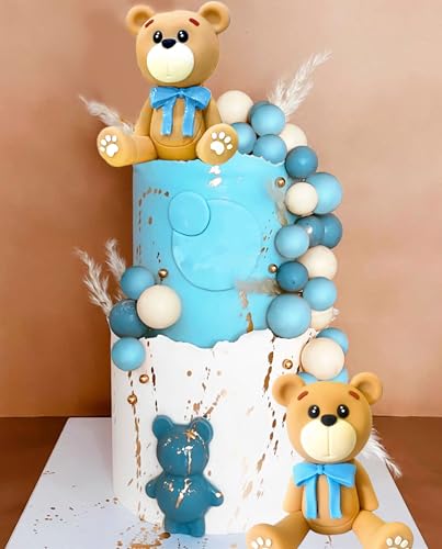 JeVenis Blau Baby Dusche Kuchen Dekoration Teddybär Kuchen Topper Geschlecht Enthüllen Kuchen Dekoration Bär Baby Dusche Party Supplies Teddybär Dekoration JeVenis Blau Baby Dusche Kuchen Dekoration Teddybär Kuchen Topper Geschlecht Enthüllen Kuchen Dekoration Bär Baby Dusche Party Supplies Teddybär Dekoration von JeVenis