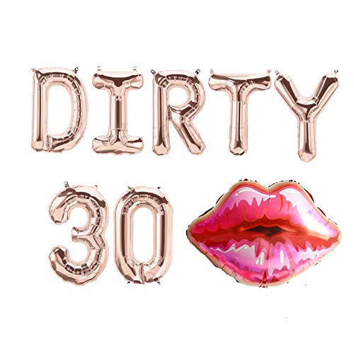 JeVenis DIRTY 30 Luftballons Dirty 30 Letter Luftballons 30 Luftballons Red Lips Luftballon Dirty 30 Banner 30. Geburtstag Dekoration 30. Geburtstag Luftballons JeVenis DIRTY 30 Luftballons Dirty 30 Letter Luftballons 30 Luftballons Red Lips Luftballon Dirty 30 Banner 30. Geburtstag Dekoration 30. Geburtstag Luftballons von JeVenis