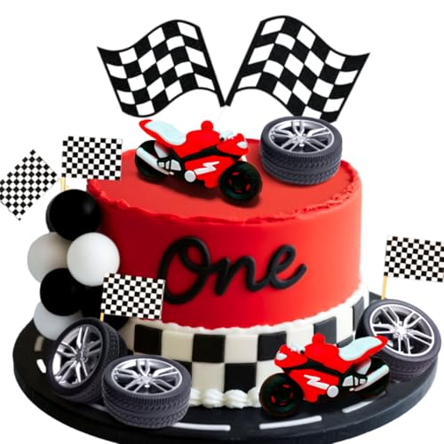 JeVenis Dirt Bike Party Dekorationen Motorrad Kuchen Dekoration Motorrad Mann Geburtstag für Dirt Bike Baby Shower Dekor JeVenis Dirt Bike Party Dekorationen Motorrad Kuchen Dekoration Motorrad Mann Geburtstag für Dirt Bike Baby Shower Dekor von JeVenis