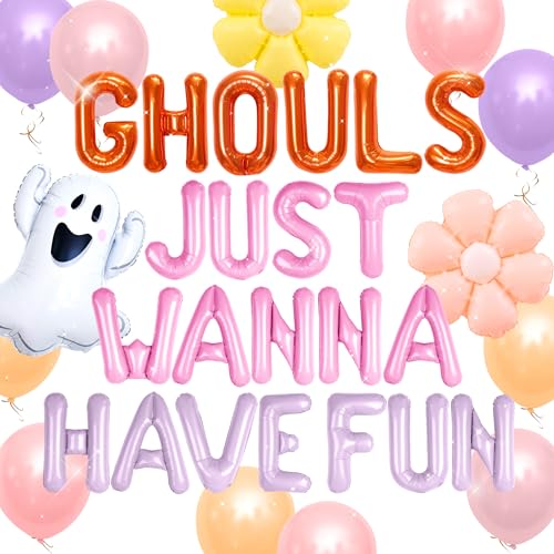 JeVenis Ghouls Just Wanna Have Fun Decor Girls Night Halloween Party Balloons Spooky Night Decorations Halloween Groovy Bachelorette Party Supplies JeVenis Ghouls Just Wanna Have Fun Decor Girls Night Halloween Party Balloons Spooky Night Decorations Halloween Groovy Bachelorette Party Supplies von JeVenis
