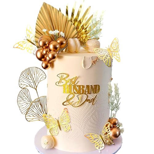 JeVenis Gold Tortendekoration Goldkugeln Kuchendekoration Gold Palmblätter Tortenaufleger Böhmische Weißgoldkugel für Hochzeit Geburtstag Geburtstag Jahrestag JeVenis Gold Tortendekoration Goldkugeln Kuchendekoration Gold Palmblätter Tortenaufleger Böhmische Weißgoldkugel für Hochzeit Geburtstag Geburtstag Jahrestag von JeVenis