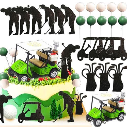 JeVenis Grüne Bälle Tortendeko Golf Kuchendekoration für den Figur Golf Thematische Tortendekorationen Golf Party Zubehör Miniatur Golf Geburtstag Dekoration JeVenis Grüne Bälle Tortendeko Golf Kuchendekoration für den Figur Golf Thematische Tortendekorationen Golf Party Zubehör Miniatur Golf Geburtstag Dekoration von JeVenis