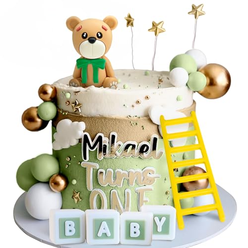 JeVenis Grüner Bär Tortendeko Baby Bär Tortendeko Bären Cake Topper Baby Shower Geburtstag Kuchen Dekoration JeVenis Grüner Bär Tortendeko Baby Bär Tortendeko Bären Cake Topper Baby Shower Geburtstag Kuchen Dekoration von JeVenis