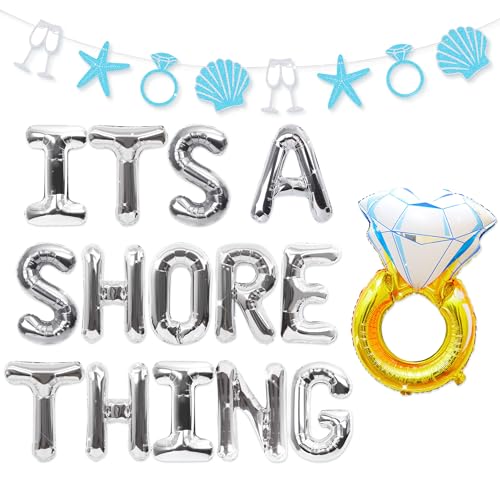 JeVenis It's a Shore Thing Banner Muscheln Strand Bachelorette Party Dekorationen Bridalshower Nautisch JeVenis It's a Shore Thing Banner Muscheln Strand Bachelorette Party Dekorationen Bridalshower Nautisch von JeVenis
