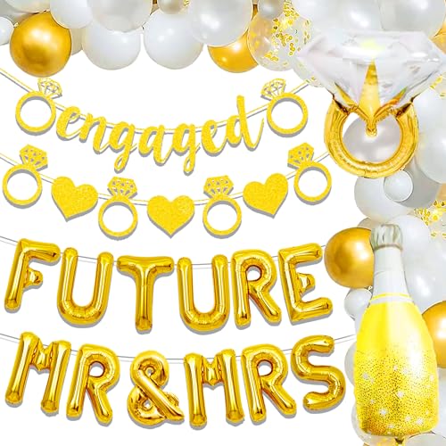 JeVenis Just Married Party Dekorationen Hochzeit Dekor Valentinstag Dekorationen Girlande Weißgold Diamant Ring Banner Ballon Kuchen Topper Cupcake Toppers Hochzeit Party Zubehör JeVenis Just Married Party Dekorationen Hochzeit Dekor Valentinstag Dekorationen Girlande Weißgold Diamant Ring Banner Ballon Kuchen Topper Cupcake Toppers Hochzeit Party Zubehör von JeVenis