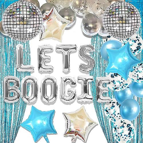 JeVenis Let's Boogie Party Dekorationen Abba Party Dekoration Mamma Mia Party Dekoration Disco Party Dekoration 70er Jahre Disco Dekoration von JeVenis