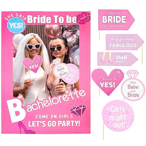 JeVenis Lets Go Party Bachelorette Fotostand Requisiten Hot Pink Girl Bachelorette Party Zubehör Lets go Party Zubehör Bachelorette Bridal Shower Party Supplies JeVenis Lets Go Party Bachelorette Fotostand Requisiten Hot Pink Girl Bachelorette Party Zubehör Lets go Party Zubehör Bachelorette Bridal Shower Party Supplies von JeVenis