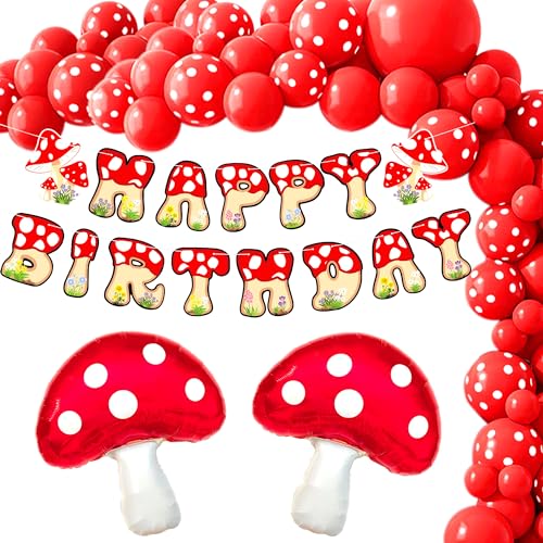 JeVenis Mushroom Birthday Decoration Mushroom Balloons Pilz Geburtstag Party Dekoration Pilz Ballon Garten Party Geburtstag Banner Fee Woodland Pilz Party Supplies Favors JeVenis Mushroom Birthday Decoration Mushroom Balloons Pilz Geburtstag Party Dekoration Pilz Ballon Garten Party Geburtstag Banner Fee Woodland Pilz Party Supplies Favors von JeVenis