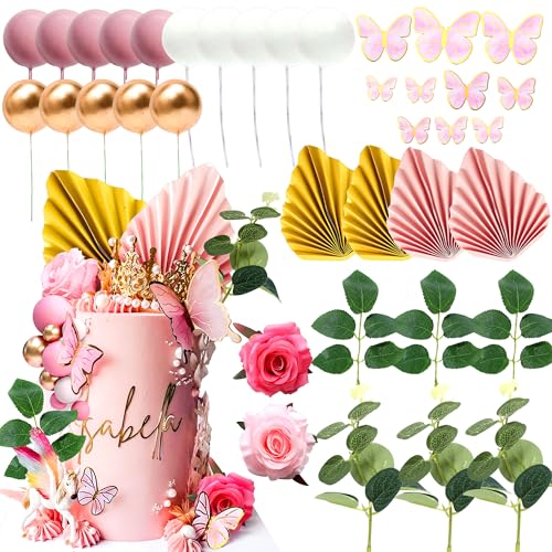 JeVenis Rosa Kugeln Kuchendekoration Babyparty Kuchendekoration Schmetterling Kuchendekoration Rose Kuchendekoration Boho Kuchendekoration Palmblätter Kuchendekoration JeVenis Rosa Kugeln Kuchendekoration Babyparty Kuchendekoration Schmetterling Kuchendekoration Rose Kuchendekoration Boho Kuchendekoration Palmblätter Kuchendekoration von JeVenis