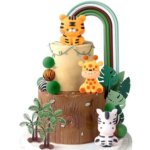 JeVenis Safari Baby Shower Tortendeko Safari Tiere Tortendeko Wild One Tortendeko Zwei Wild Cake Topper Giraffe Löwe Cake Topper JeVenis Safari Baby Shower Tortendeko Safari Tiere Tortendeko Wild One Tortendeko Zwei Wild Cake Topper Giraffe Löwe Cake Topper von JeVenis