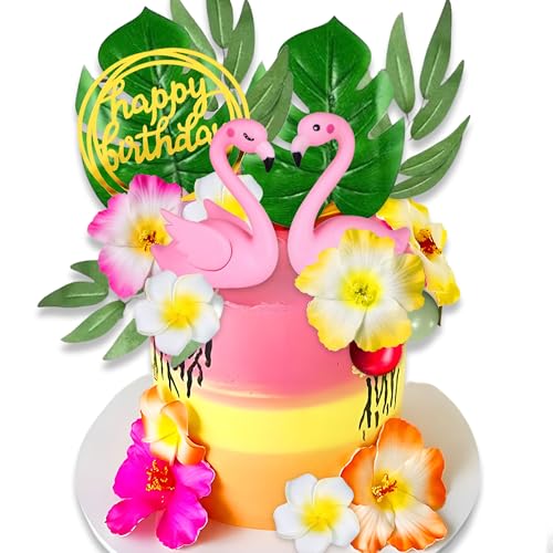 JeVenis Tropischer Flamingo-Kuchenaufsatz, Luau-Kuchendekorationen, hawaiianische Kuchendekoration, Strandkuchendekorationen für Geburtstag, Babyparty, Brautparty, Hochzeit JeVenis Tropischer Flamingo-Kuchenaufsatz, Luau-Kuchendekorationen, hawaiianische Kuchendekoration, Strandkuchendekorationen für Geburtstag, Babyparty, Brautparty, Hochzeit von JeVenis