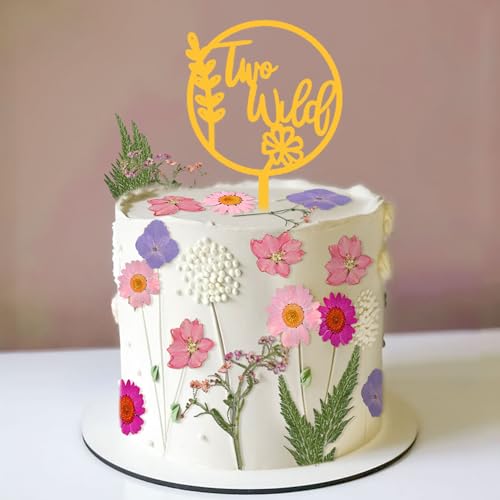 JeVenis Wildblumen-Kuchenaufsätze, 2 Wildblumen, Kuchendekoration zum zweiten Geburtstag, Kuchendekoration für 2 wilde Geburtstagspartys JeVenis Wildblumen-Kuchenaufsätze, 2 Wildblumen, Kuchendekoration zum zweiten Geburtstag, Kuchendekoration für 2 wilde Geburtstagspartys von JeVenis