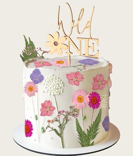 JeVenis Wildblumen-Kuchenaufsätze, wilde Blume, Kuchendekoration für den ersten Geburtstag, Kuchendekoration für Geburtstagspartys JeVenis Wildblumen-Kuchenaufsätze, wilde Blume, Kuchendekoration für den ersten Geburtstag, Kuchendekoration für Geburtstagspartys von JeVenis