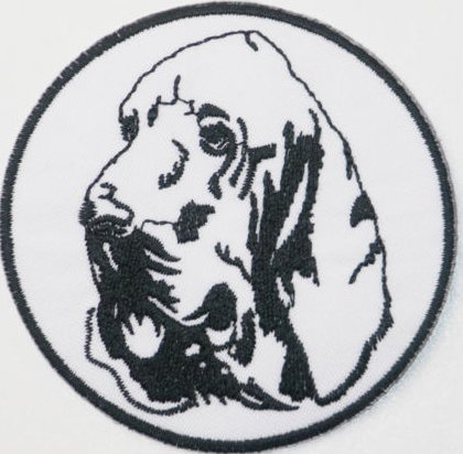 Hostel Elite Hunting Club Tattoo-Abzeichen, bestickt, zum Aufnähen oder Aufbügeln, 7,5 x 7,5 cm von Jean Junction