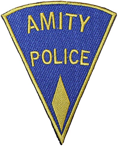 Jaws Amity Police Gold Badge Embroidered Patch 5 Sew-on or Iron-on by Jean Junction Jaws Amity Police Gold Badge Embroidered Patch 5 Sew-on or Iron-on by Jean Junction von Jean Junction