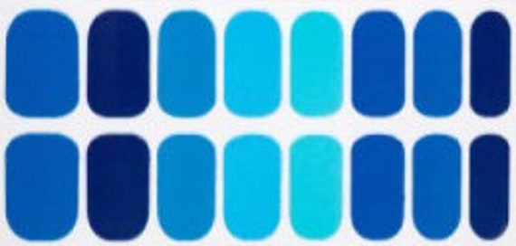 Blues Nail Wrap Streifen Aufkleber Wasserdicht Selbstklebend Diy Maniküre Kit | 14 Tipps von JeaniRo