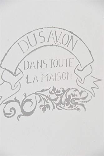 Jeanne d'Arc Living 702011 Vintage Stencil Du Savon 27x20,7cm Shabby Chic Schablone Wiederverwendbar NEU von Jeanne d´Arc living