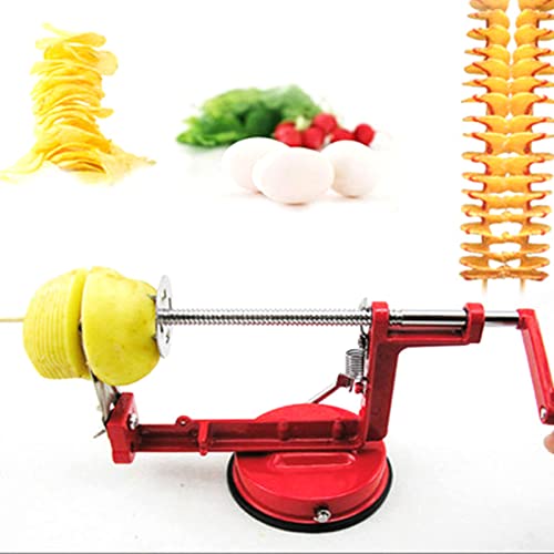 Kartoffel-Spiralschneider Spiralschneider Multifunktionaler Manuell Rotierender Kartoffelschäler mit Verdrehter Spirale aus Edelstahl Kartoffel-Spiralschneider Spiralschneider Multifunktionaler Manuell Rotierender Kartoffelschäler mit Verdrehter Spirale aus Edelstahl von Jeanoko