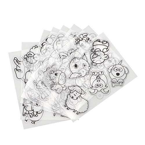 Schrumpfkunststoff, handbemalt, DIY, breite Anwendung, Wärmeschrumpffolie, BOPS-Material für Lesezeichen für Schlüsselanhänger für Schmuck von Jeanoko
