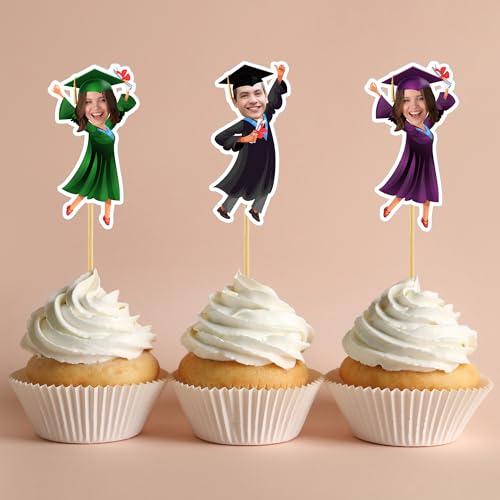 2025 Graduation Cupcake Toppers, Personalisierte Graduation Cupcake Toppers, Abschluss Deko für Graduation Abschlussparty Dekoration, Abschlussfeier Cupcake toppers 2025 Graduation Cupcake Toppers, Personalisierte Graduation Cupcake Toppers, Abschluss Deko für Graduation Abschlussparty Dekoration, Abschlussfeier Cupcake toppers von JeathFea