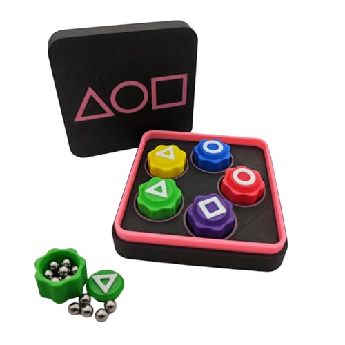 Gonggi-Spiel, Koreanisches Gonggi-Spiel, koreanische Jacks, traditionelles Koreanisches Gong-Gi-Spiel, Steinwurf-Set (1 rosa Set mit Box) von Jeayaeko