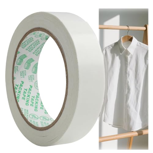 Jecdfs 1pcs Tape for Ironing 20 m Length and 2.5 mm Width,saumband zum aufbügeln, bügelband für vorhänge,Shorten Curtains Without Sewing,zur Stabilisierung und Verstärkung von Stoffkanten, Waschbar von Jecdfs