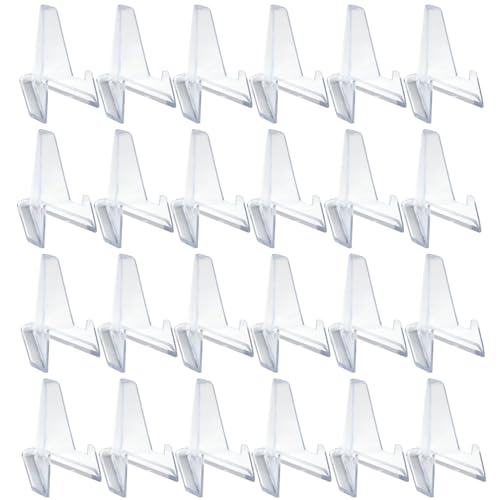 Jecdfs 24 Stück Acryl Kartenständer, Mini Staffelei, Staffeleiständer, Transparente Kartenständer für Münzen, Taschenuhren, Medaillen, Sammlerstücke, Stabiler und Klarer Acryl Staffelei Halter Jecdfs 24 Stück Acryl Kartenständer, Mini Staffelei, Staffeleiständer, Transparente Kartenständer für Münzen, Taschenuhren, Medaillen, Sammlerstücke, Stabiler und Klarer Acryl Staffelei Halter von Jecdfs
