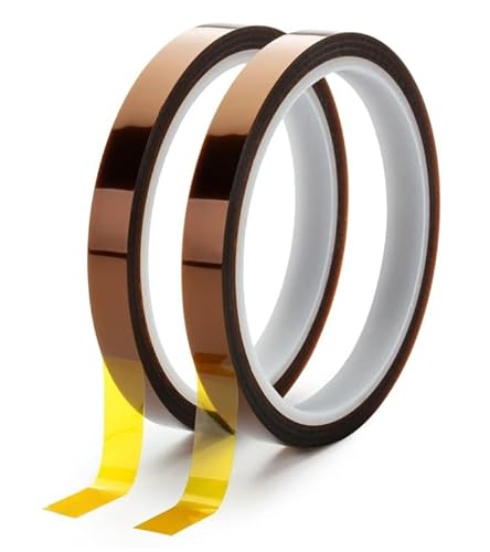Jecdfs Hitzebeständiges Heizband 2 Stück, 15 mm x 33 m Hochtemperatur-Klebeband, Silikon-Isolierband in Blau, für Sublimationspresse, 3D-Drucker Jecdfs Hitzebeständiges Heizband 2 Stück, 15 mm x 33 m Hochtemperatur-Klebeband, Silikon-Isolierband in Blau, für Sublimationspresse, 3D-Drucker von Jecdfs