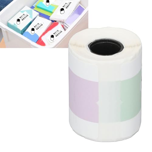 1 Roll -Selbstkleberpreisetikett, Label Maker Tape Adhäsive Klares Etikettpapier, 150 Blätter Pro Rolle, (40 x 25 mm / 1,57 x 0,98 Zoll Lesezeichen) von Jectse