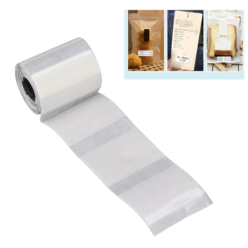 1 Roll -Selbstkleberpreisetikett, Label Maker Tape Adhäsive Klares Etikettpapier, 150 Blätter Pro Rolle, (40 x 30 mm / 1,57 x 1,18 Zoll transparent) von Jectse
