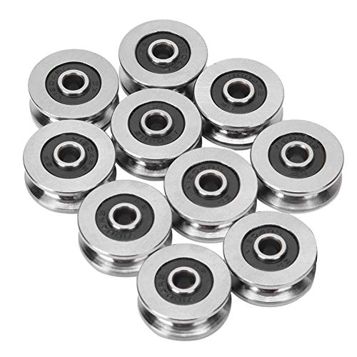 10 Stück V-Nut-Kugellager , 4 * 18 * 8mm V-Nut-Schienenrollenlager Führungsschienenlager , für Motor, Spielzeug, Modell, Instrument und Messgerät, Elektrowerkzeuge 10 Stück V-Nut-Kugellager , 4 * 18 * 8mm V-Nut-Schienenrollenlager Führungsschienenlager , für Motor, Spielzeug, Modell, Instrument und Messgerät, Elektrowerkzeuge von Jectse