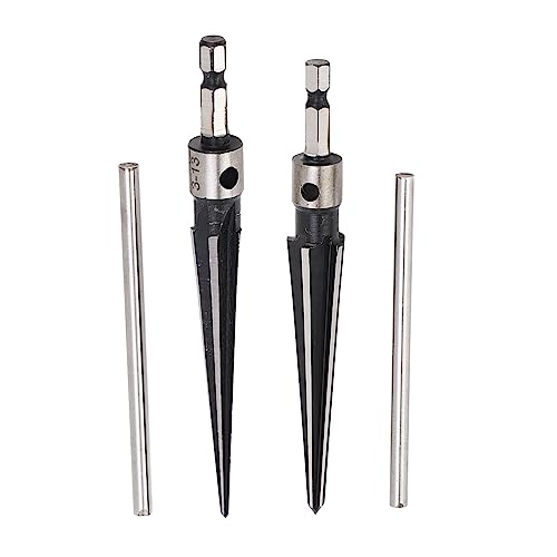 6-schneidige, Konische Reibahle mit T-Griff, 45 Stahl, 5–16 Mm, 3–13 Mm, Tragbar und Langlebig für Holzbearbeitung, Blech 6-schneidige, Konische Reibahle mit T-Griff, 45 Stahl, 5–16 Mm, 3–13 Mm, Tragbar und Langlebig für Holzbearbeitung, Blech von Jectse