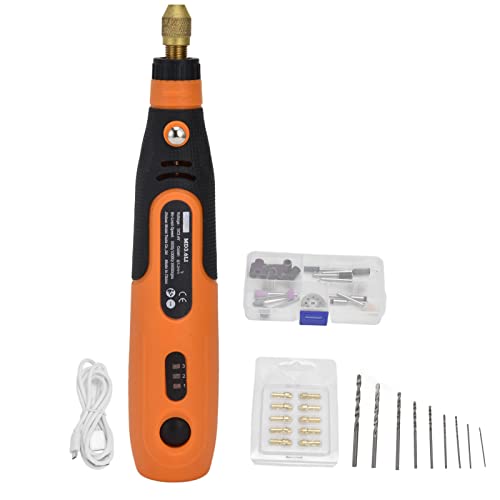 HiLDA Rotationswerkzeug-Set, Elektrischer Schleifer, Schnitzstift, Mini-Kabellos-Bohrmaschine, Variable Geschwindigkeit 3,6 V, Universelle USB-Schnittstelle, 0,5–3,2 Mm HiLDA Rotationswerkzeug-Set, Elektrischer Schleifer, Schnitzstift, Mini-Kabellos-Bohrmaschine, Variable Geschwindigkeit 3,6 V, Universelle USB-Schnittstelle, 0,5–3,2 Mm von Jectse