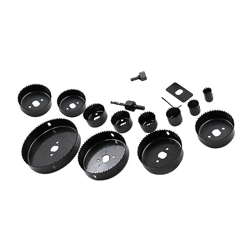 Jectse 16-Teiles Lochsägen-Set, Kohlenstoffstahl, Verschleilßfestigkeit, Präzises, Effizien von Jectse