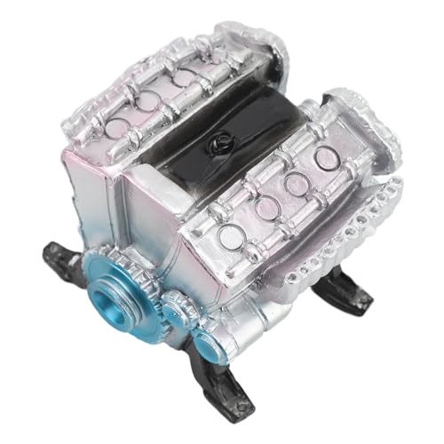 Jectse 8 Zylindermotormodell Ein Integrierter Simulationsharzauto -Motor für Ornamentendekoration, Bildungsinstrument für Lernende und Enthusiasten von Jectse