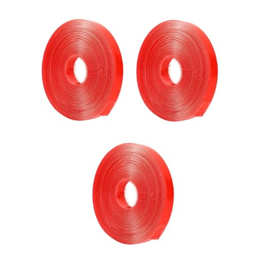 Jectse Doppelseitiges Klebebandset, Starke Klebeband für Nagelkunstdisplay, 3 Rollen aus Abnehmbarem Nagelklebeband für Nagelimpressionen, Kunststoff- oder Glasoberflächen - 15 Mmx11mmx1mmx8m von Jectse