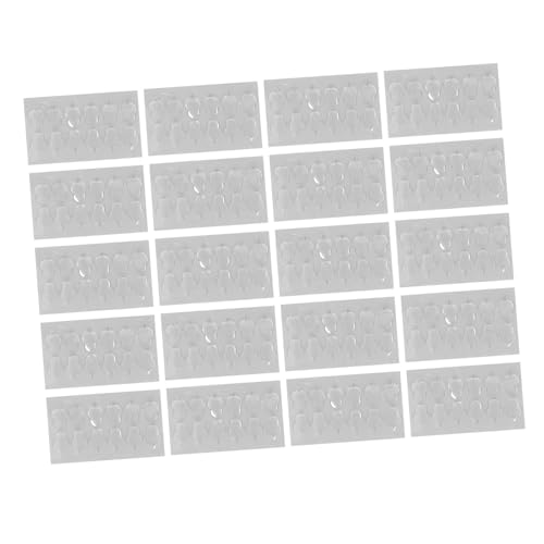 Jectse Einfach zu Bedienend zu Verwenden, Ein Klarer Acrylkleber Klebriger Putty 240pcs Stark und Abnehmbar 18mmx14mmx1,5 Mm Klebeband für Puppen und Figuren von Jectse