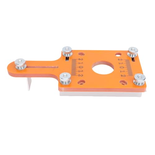 Jectse Holz Router Tisch Einsatzplatte Einstellbare Rillentiefe Basis Zum Schneiden von Kurven, Genauigkeit Zum Schläben, Aluminiumlegierung + Synthetischer Karton Verbessert Jectse Holz Router Tisch Einsatzplatte Einstellbare Rillentiefe Basis Zum Schneiden von Kurven, Genauigkeit Zum Schläben, Aluminiumlegierung + Synthetischer Karton Verbessert von Jectse