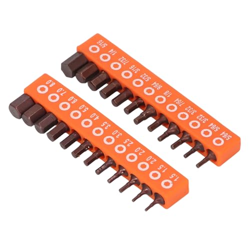 Jectse Industrielle Hex -Key -Bohrer Bit Set Metrik und SAE von Jectse