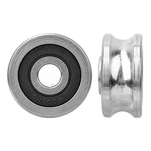 SG25 U-Rillenführungskugellager, 8 x 30 x 14 mm hochkohlenstoffverchromte U-Bahn-Riemenscheiben-Schienenrollenlager, für den industriellen Einsatz zu Hause SG25 U-Rillenführungskugellager, 8 x 30 x 14 mm hochkohlenstoffverchromte U-Bahn-Riemenscheiben-Schienenrollenlager, für den industriellen Einsatz zu Hause von Jectse