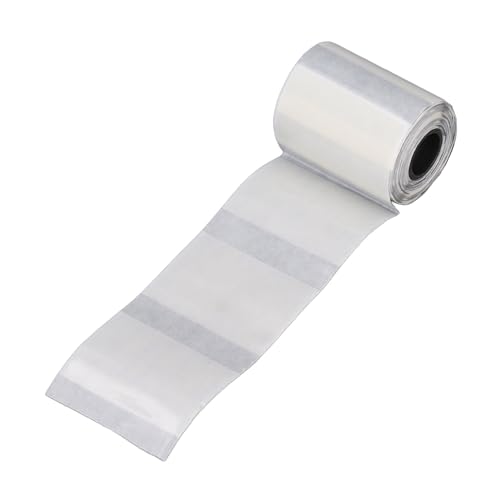 Sticky Labels 1 Roll, 150 Blätter Pro Rolle, Thermaletiketten Roll Selbstklebende Etiketten, (40 x 30 mm / 1,57 x 1,18 Zoll transparent) von Jectse