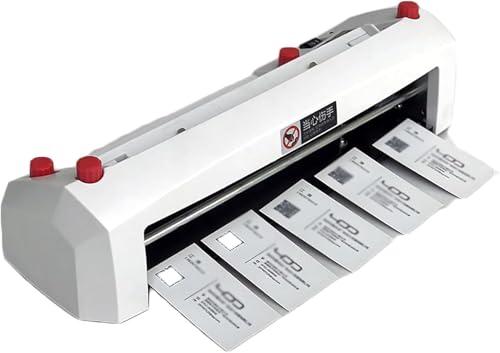 Automatischer Visitenkartenschneider, Kartenschneidemaschine, Verstellbarer Namenskartenschneider, A4 Kartenschneidemaschine, Kartenschnittstärke 120 G–300 G, für Unternehmen/Einladung,85X55mm Automatischer Visitenkartenschneider, Kartenschneidemaschine, Verstellbarer Namenskartenschneider, A4 Kartenschneidemaschine, Kartenschnittstärke 120 G–300 G, für Unternehmen/Einladung,85X55mm von JeeKoudy