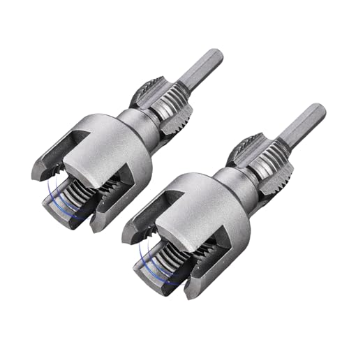 Integrated Internal & External Pipe Threading Tool, 2-in-1 Threader Kit for 1/2" & 3/4" PVC Pipes - Leakproof Plumbing Threading Set (2pcs 3/4") von Jeeeun